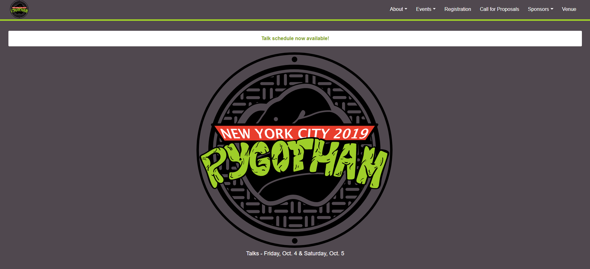 Vinta Software: PyGotham 2019: Talking Python in NY!